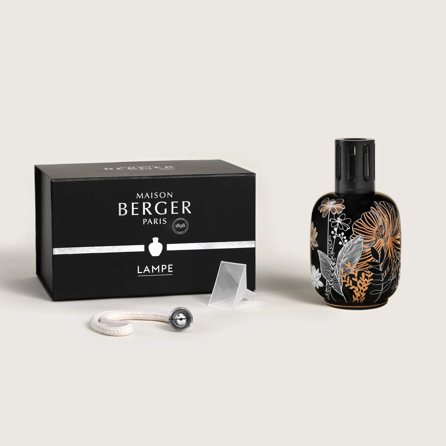 Lampe Berger Végétale Porcelaine Noire