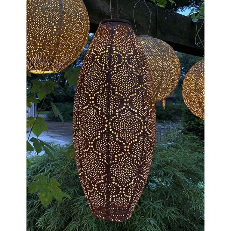 Solar Lampion Mosaic Dark Grey