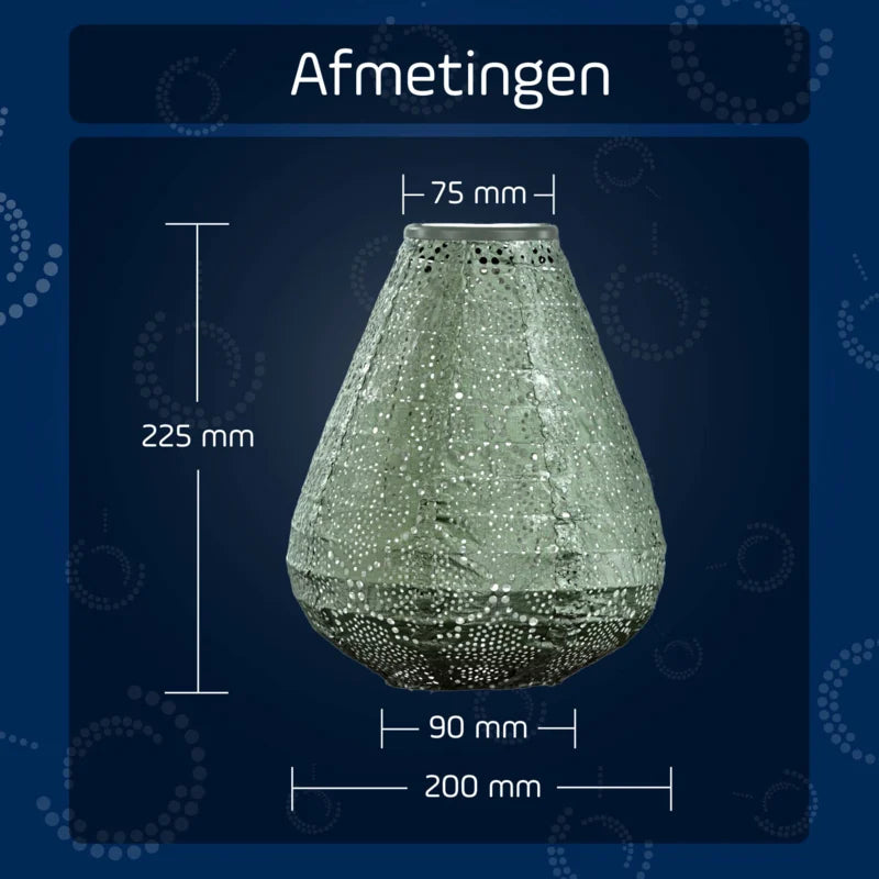 Solar Lampion Bazaar Sage Green