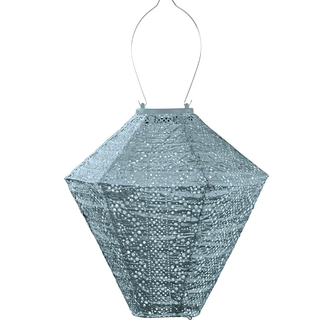 Solar Lampion Lace grey Blue