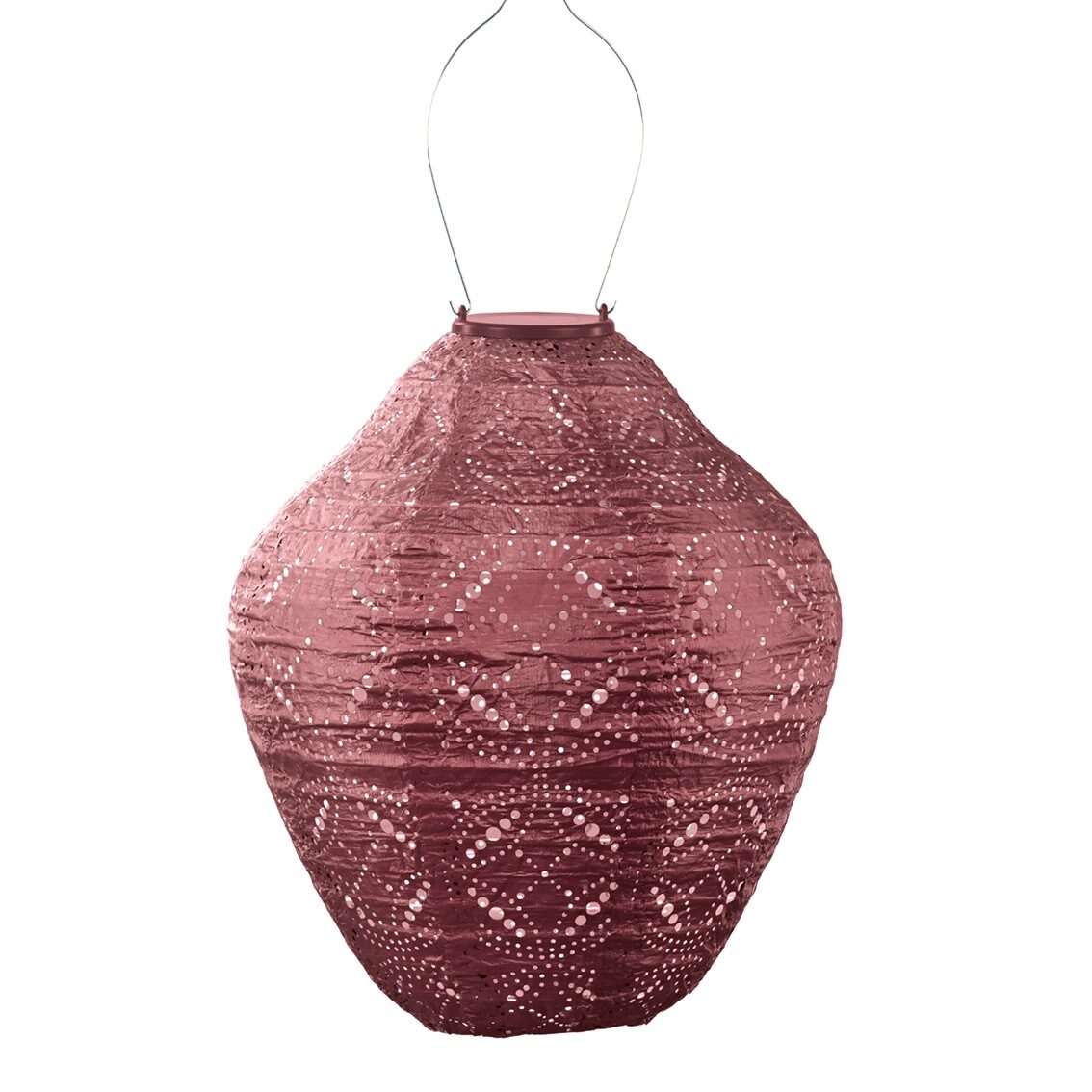 Solar Lampion Mandela Copper