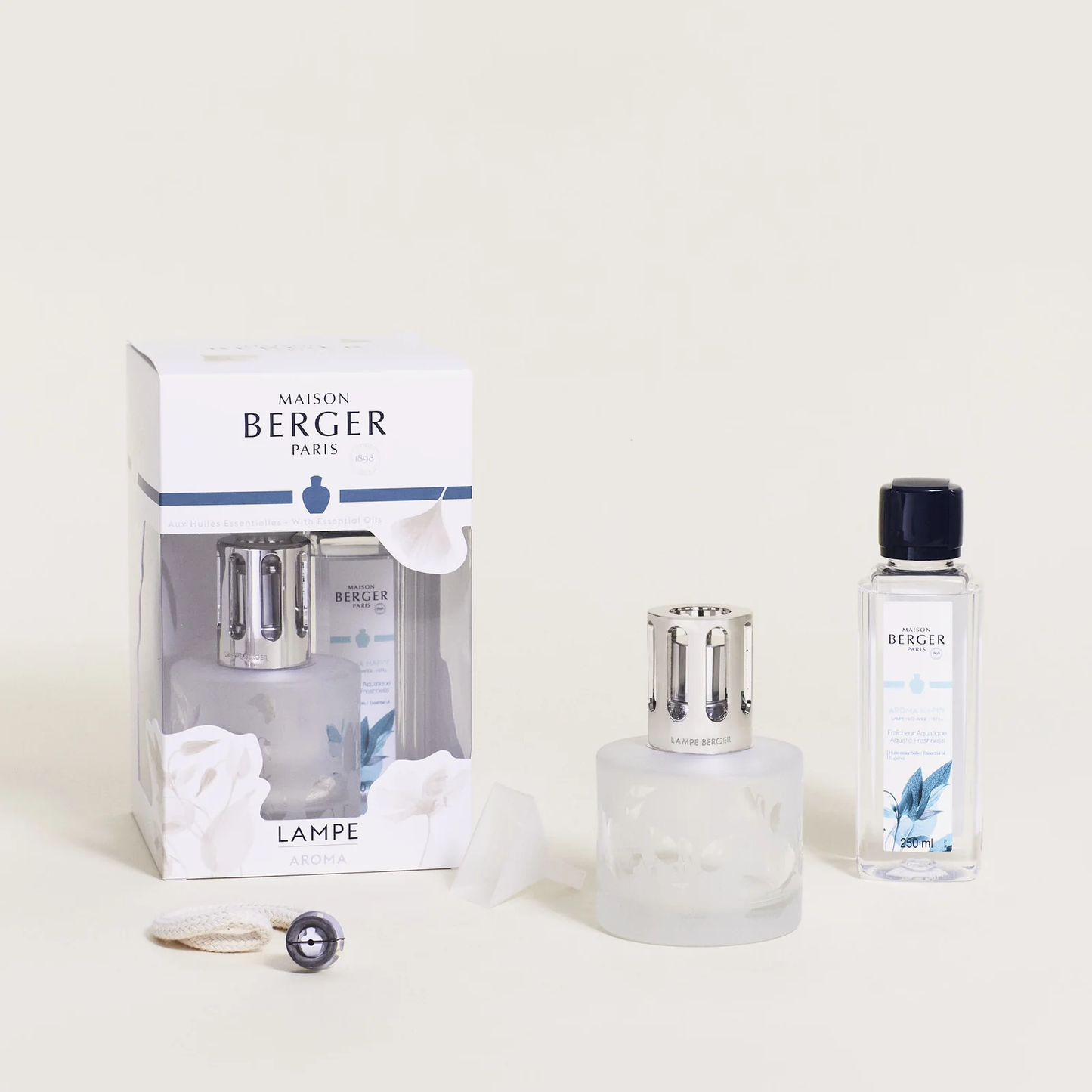 Lampe Berger Coffret Lia Givre Fleurie Happy