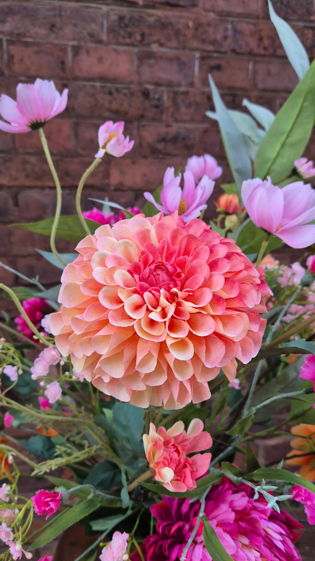 Zijden bloemen boeket Florine