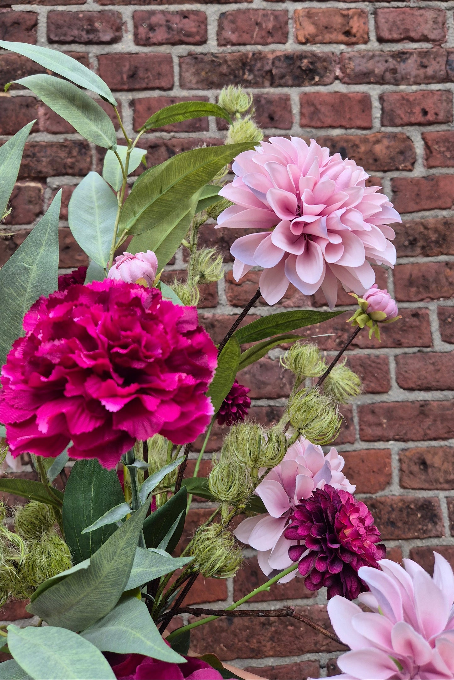 Zijden bloemen boeket Anna