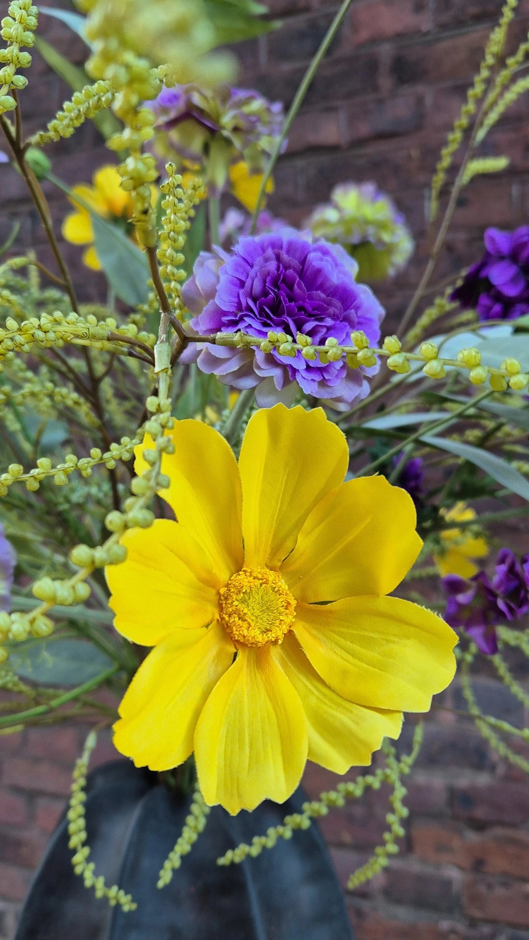 Zijden bloemen boeket Yade