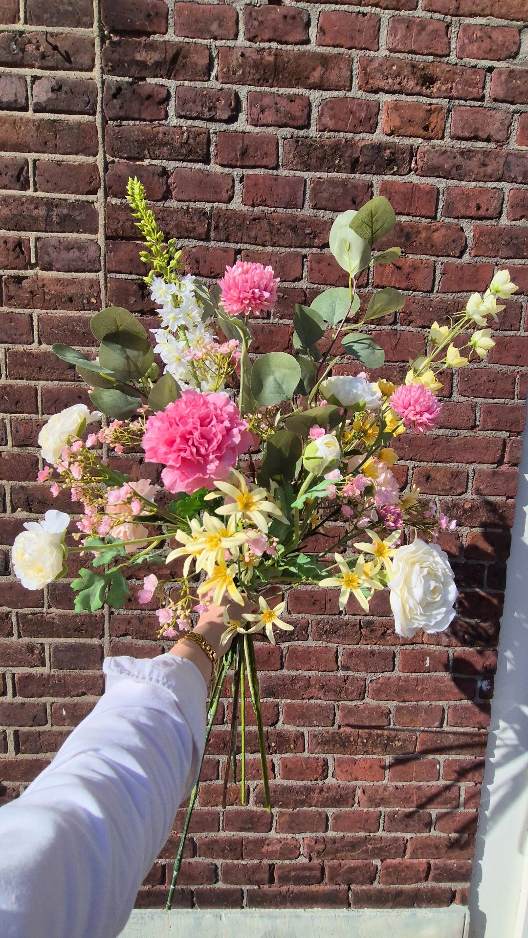 Zijden bloemen boeket Bonnie