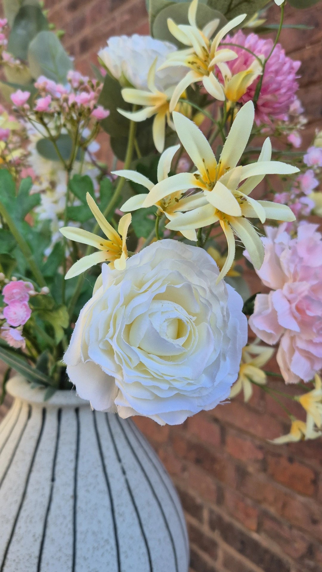Zijden bloemen boeket Bonnie