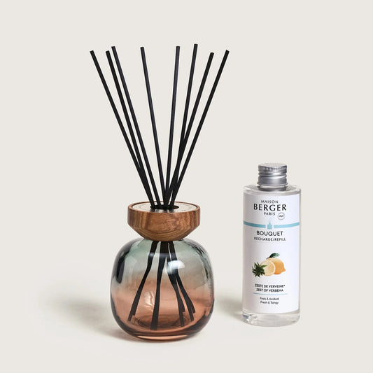 Parfumsticks wood vert/prune - Zeste de Verveine