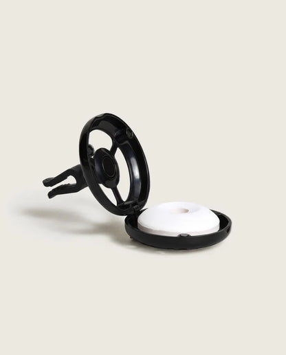 Giftset autodiffuser & sleutelhanger Ophélia Zilver/Gun Metal