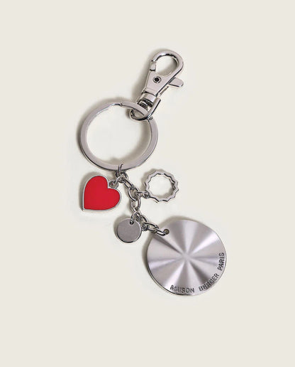 Giftset autodiffuser & sleutelhanger Ophélia Zilver/Gun Metal