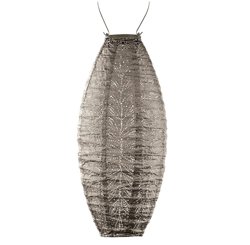 Solar Lampion Folia Taupe
