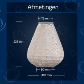 Solar Lampion Lace Green