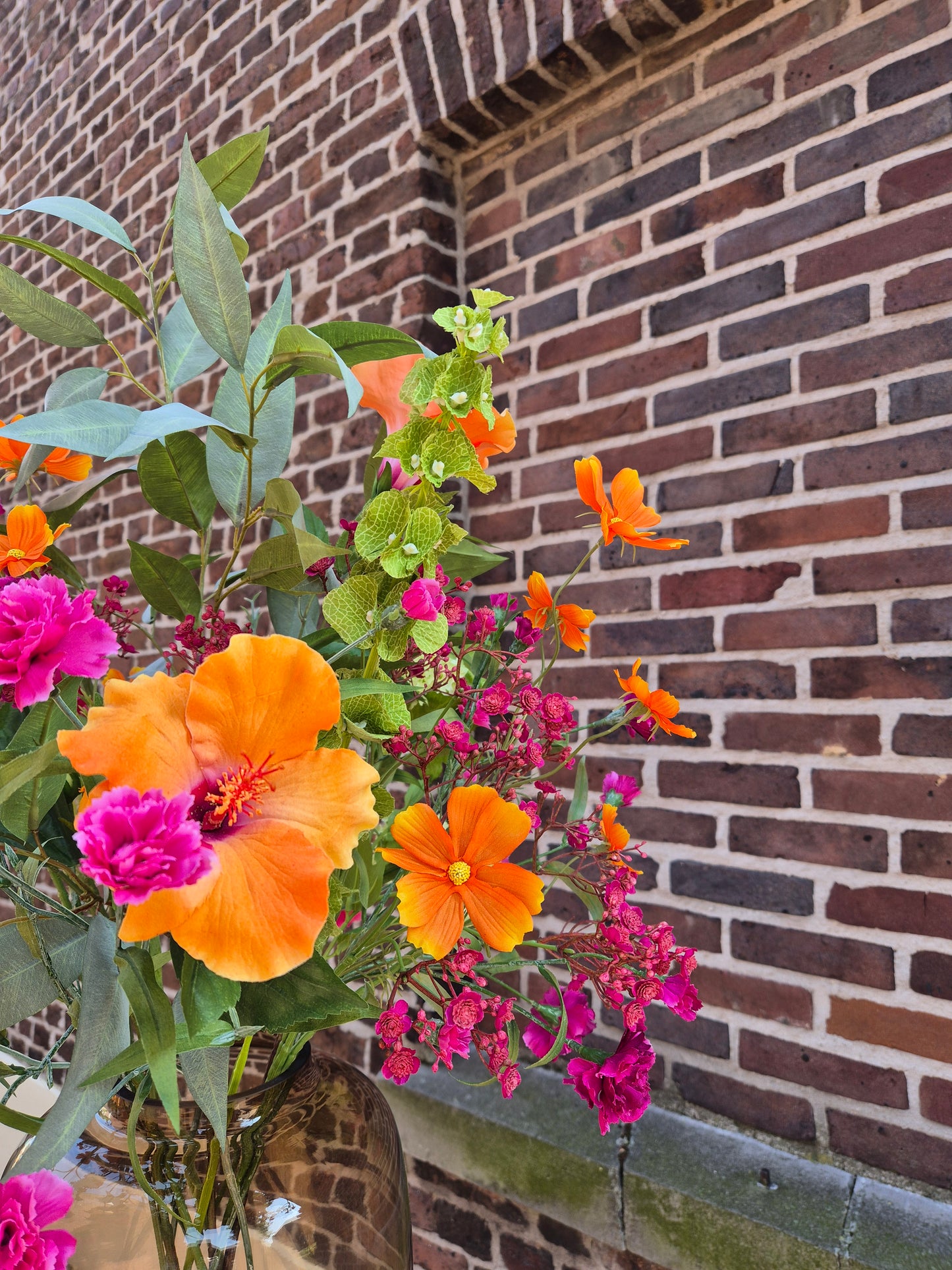 Zijden bloemen boeket Julie