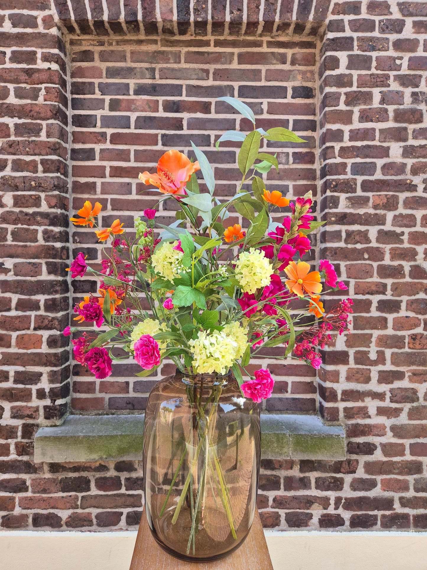 Zijden bloemen boeket Julie