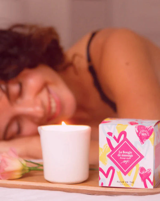 Massagekaars Fleur de Thé MJC