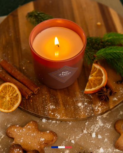 Geurkaars Pain d'Épices met sieraad MJC