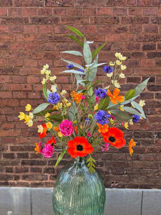 Zijden bloemen boeket Louise