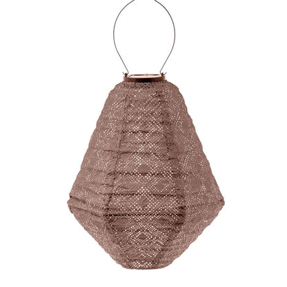 Solar lampion Can mosaic mocha mousse