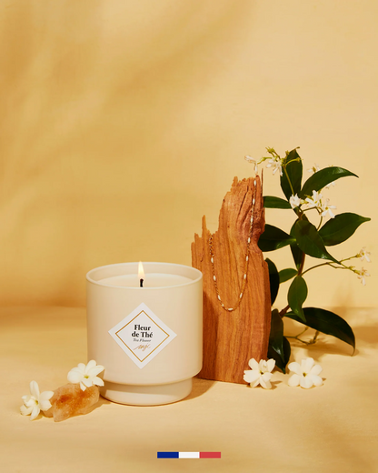 Geurkaars Fleur de Thé met sieraad MJC