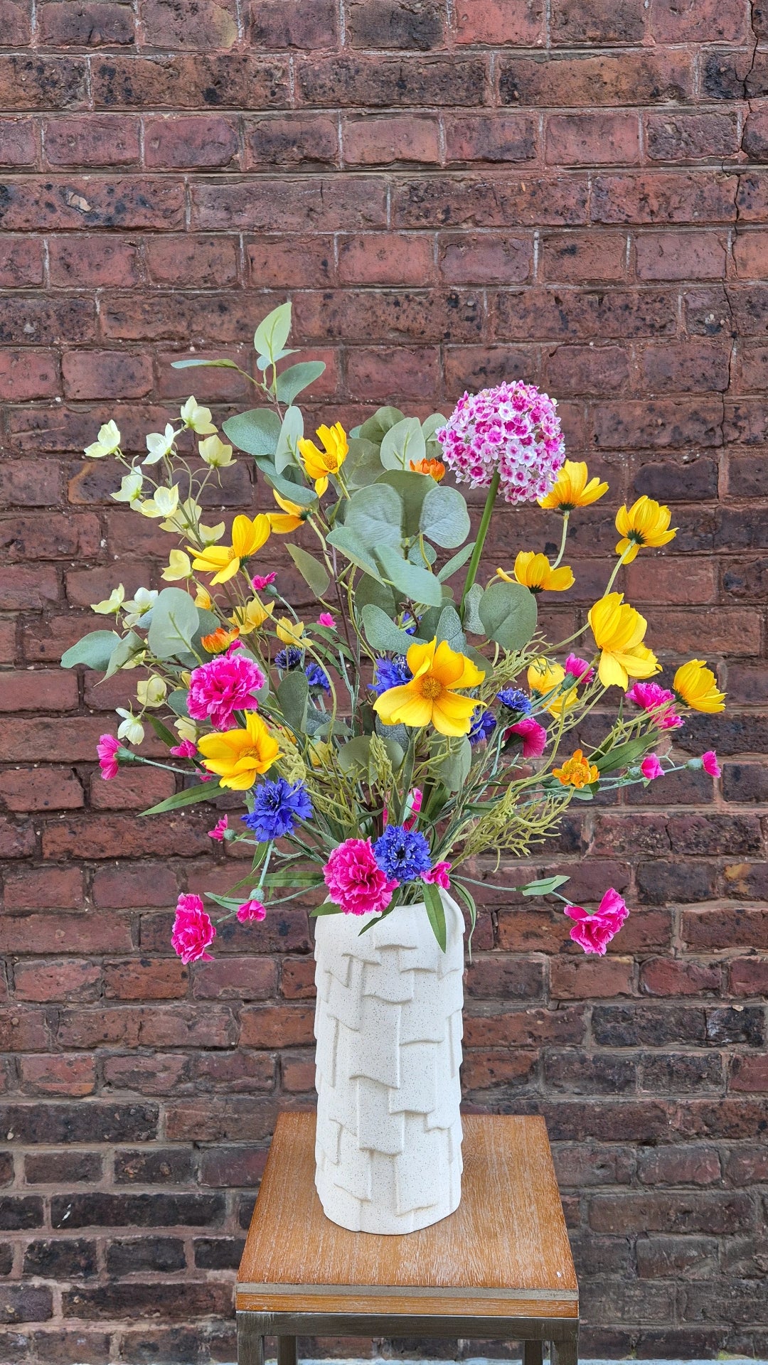 Zijden bloemen boeket Maya
