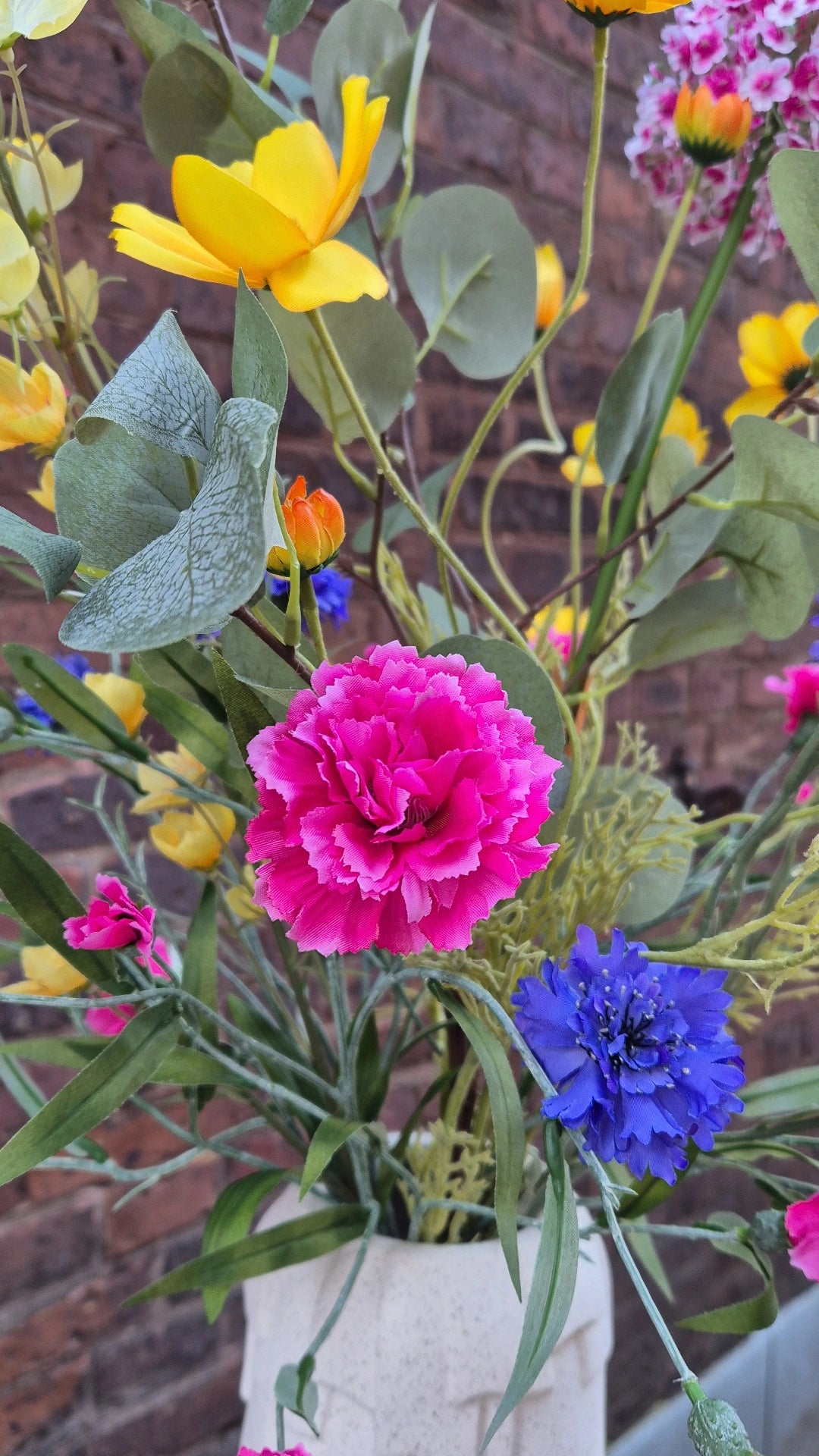 Zijden bloemen boeket Maya