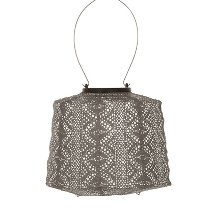 Solar lampion lampshade 20 lace taupe