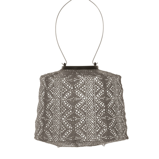 Solar lampion lampshade 20 lace taupe