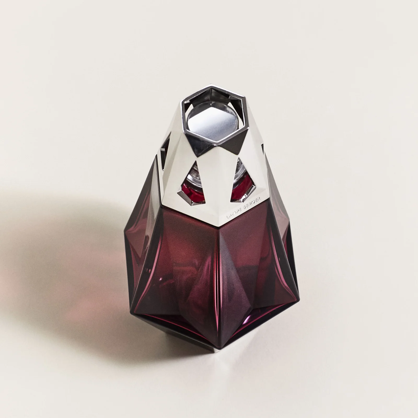 Lampe Berger Prisme Grenat met Terre Sauvage