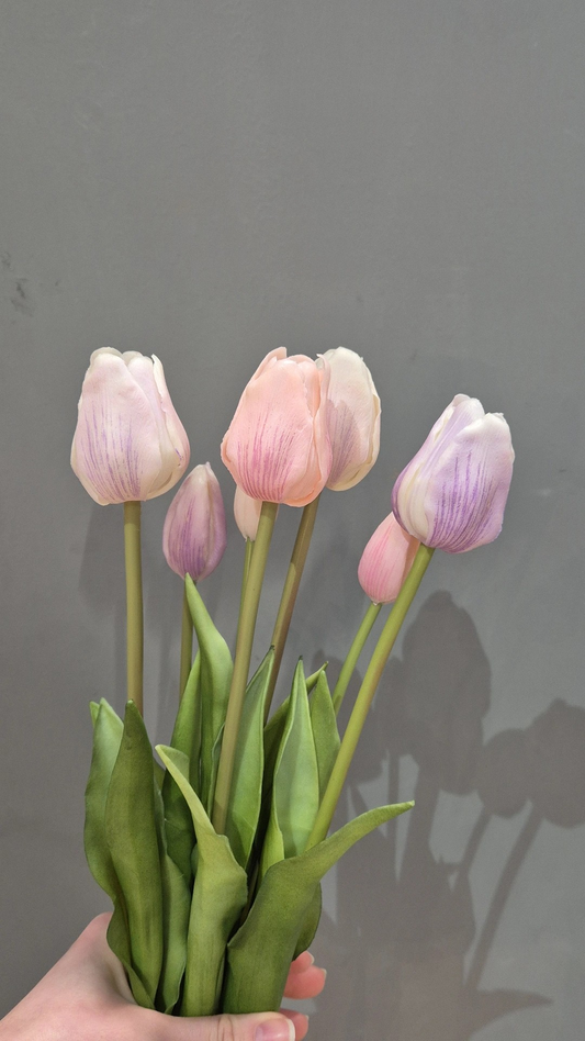 Zijden tulpen Real touch