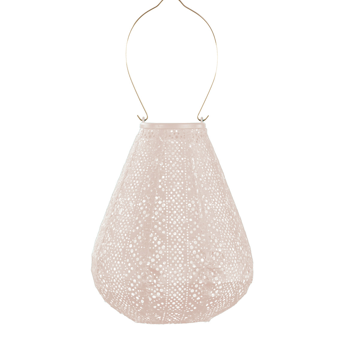 Solar lampion Tulip lace soft blush
