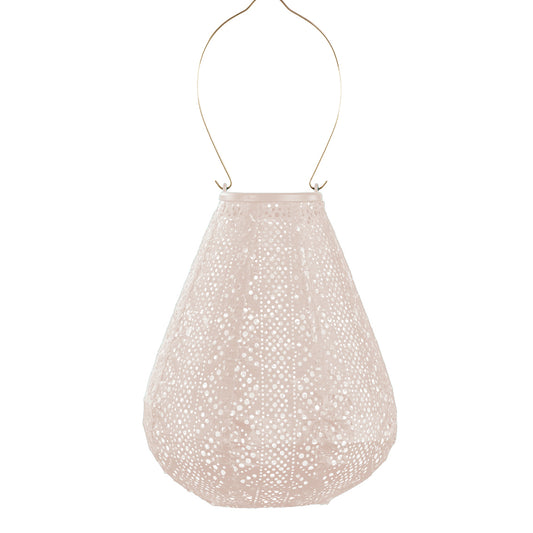 Solar lampion Tulip lace soft blush