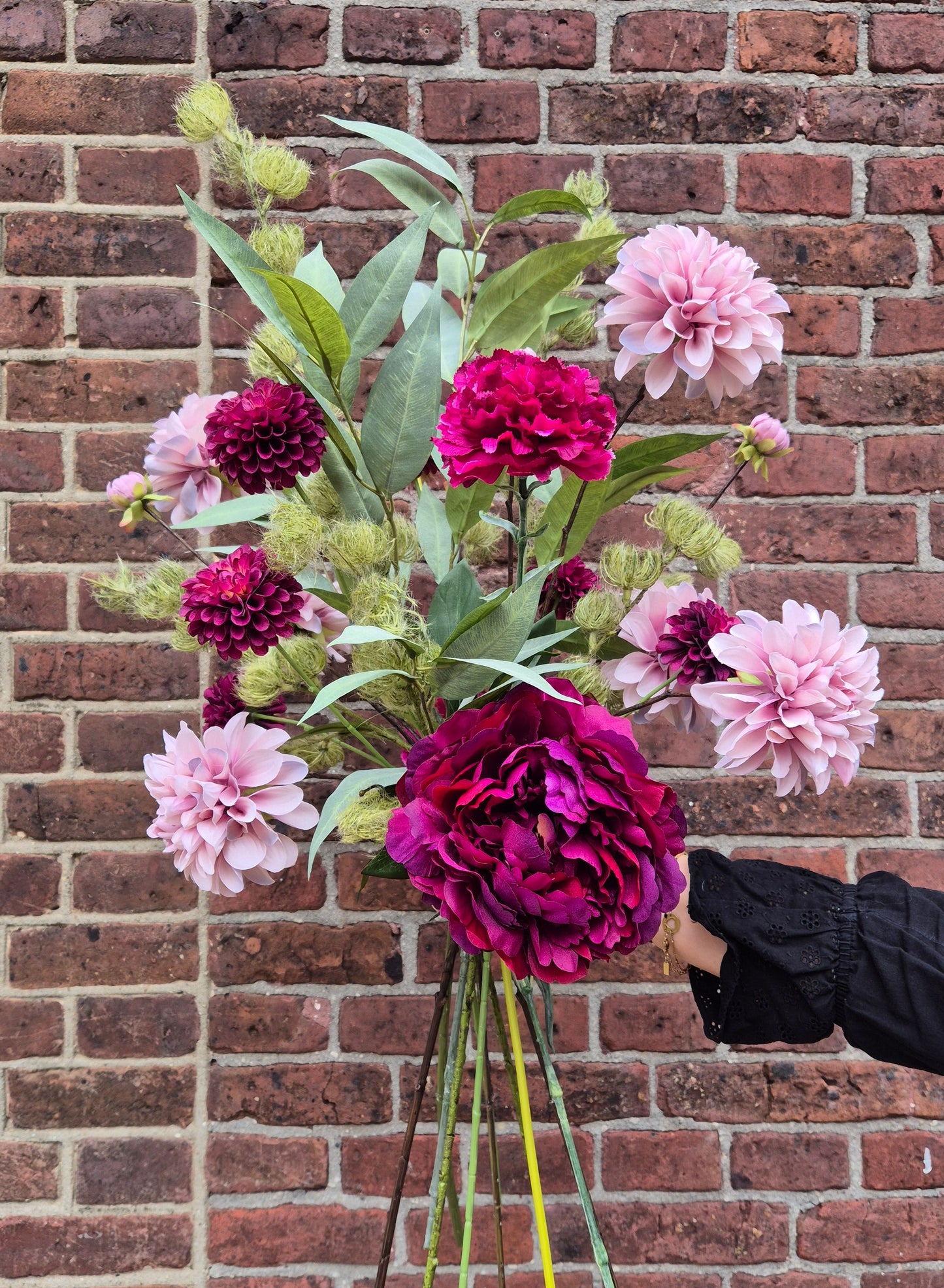 Zijden bloemen boeket Anna