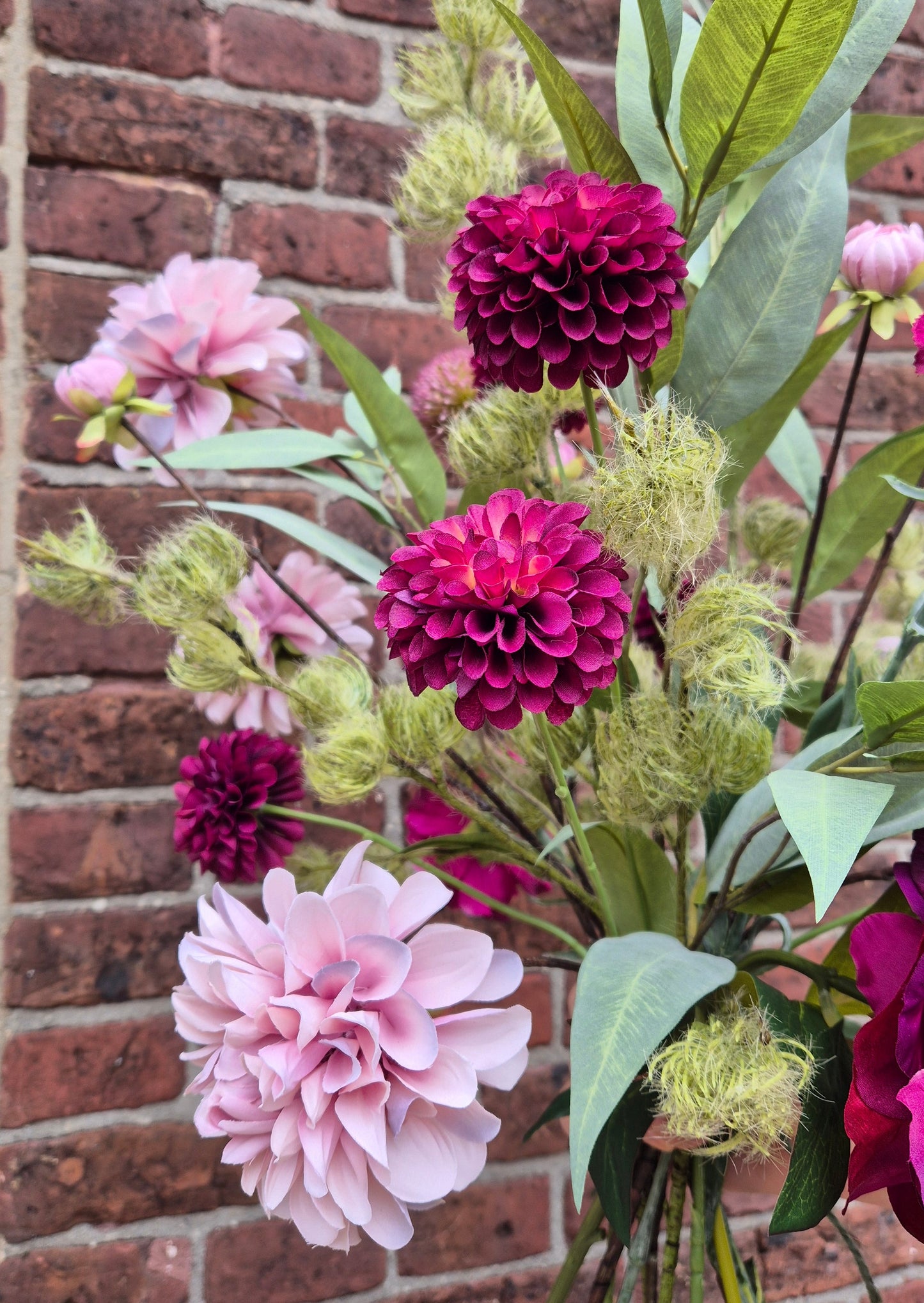 Zijden bloemen boeket Anna