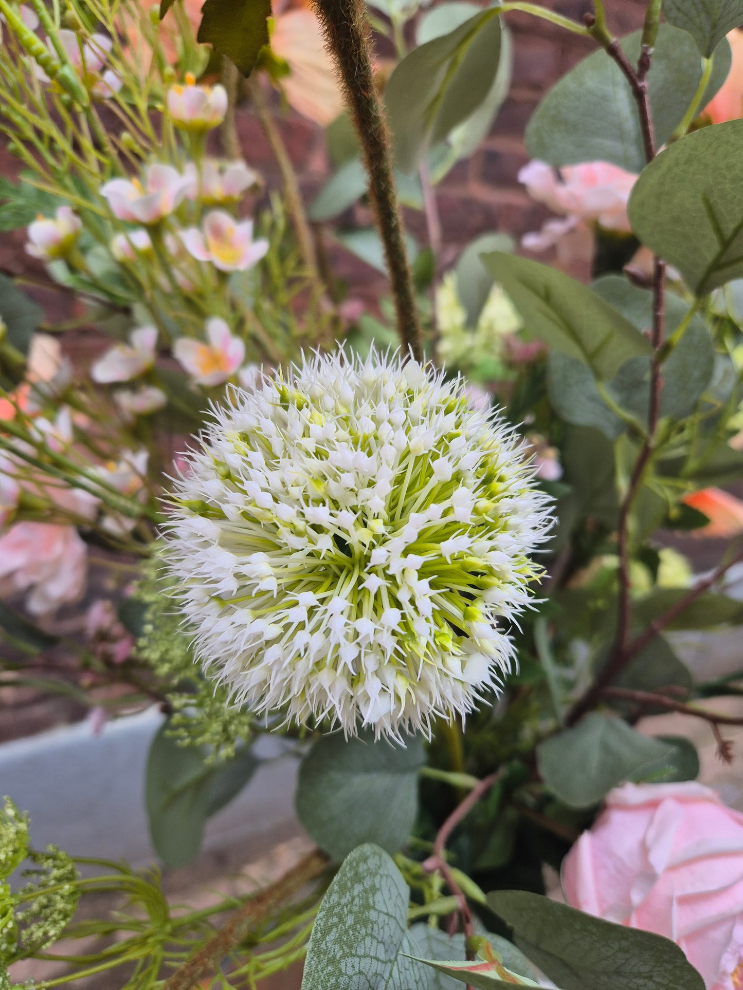 Zijden bloemen boeket Flo