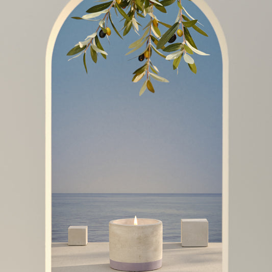 Citronella kaars lavendel