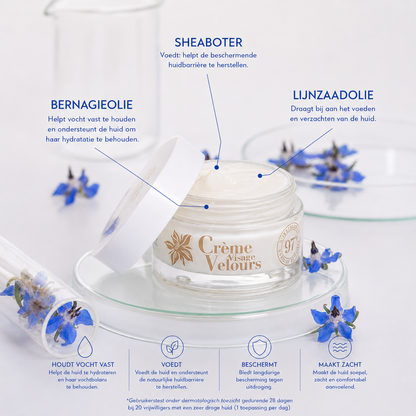 Durance Bourrache crème hydratante visage velours