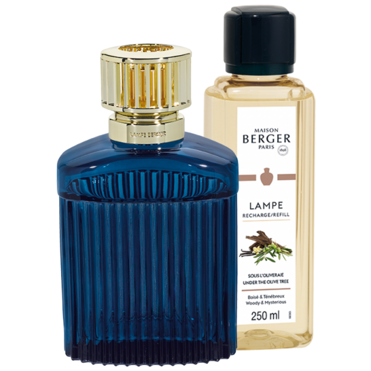 Lampe Berger Giftset Alpha Bleu Impérial met Sous l'Oliveraie