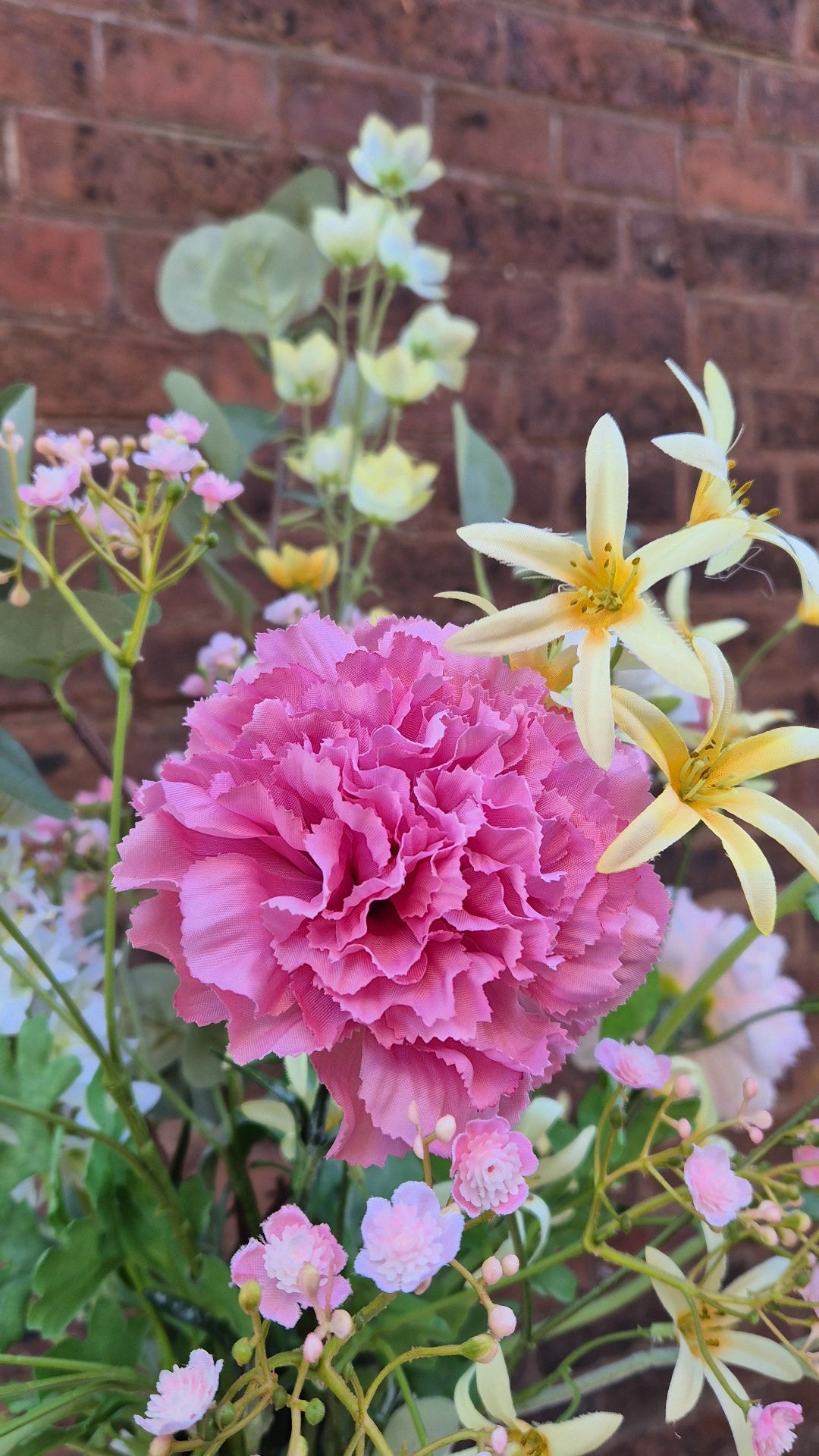Zijden bloemen boeket Bonnie