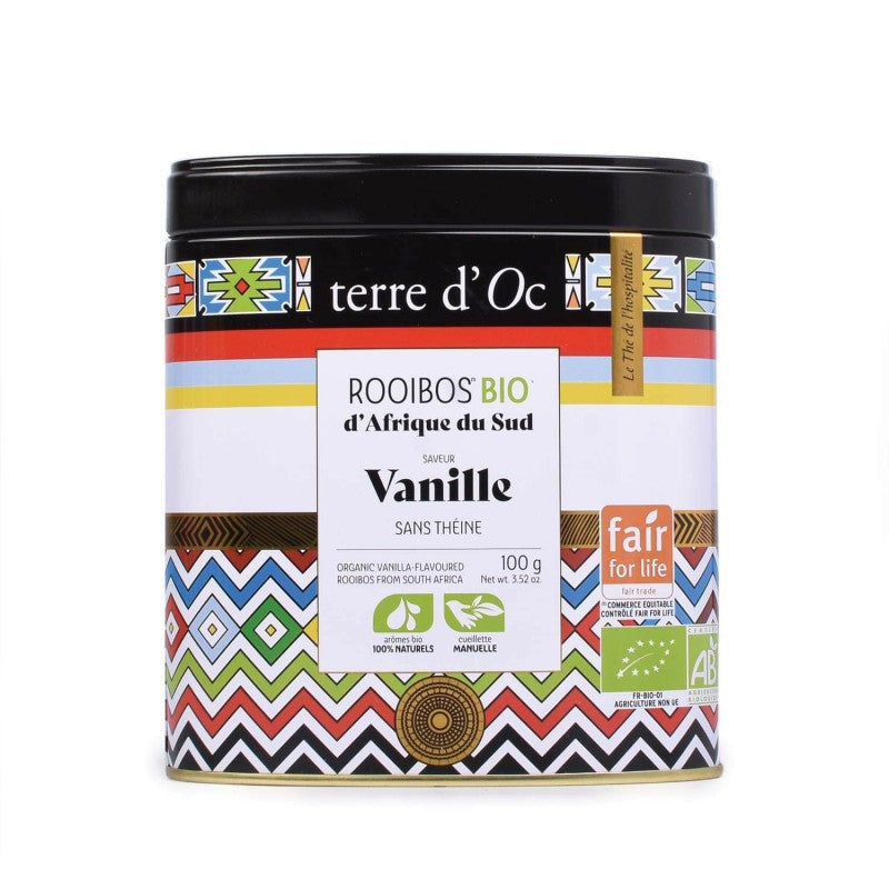 Biologische rooibos thee met vanille