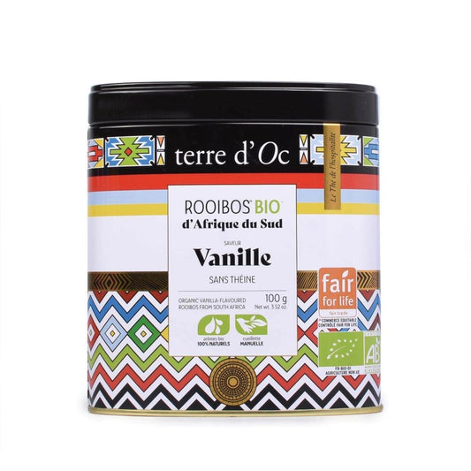 Biologische rooibos thee met vanille