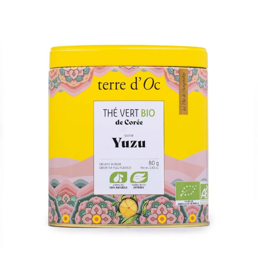Biologische groene thee met yuzu