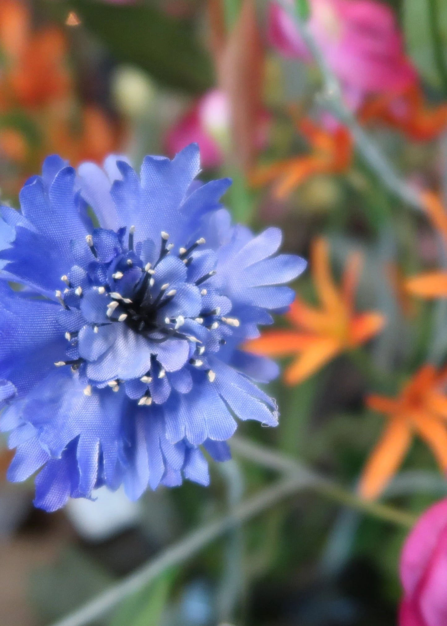 Zijden bloemen boeket Beau